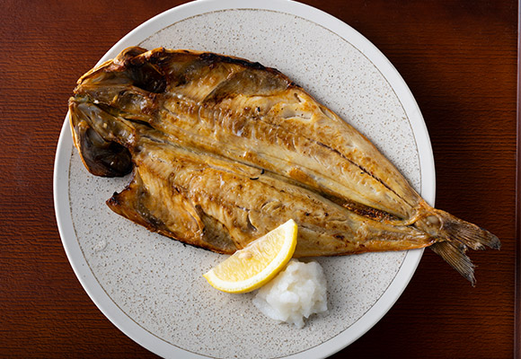 ほっけの干物定食