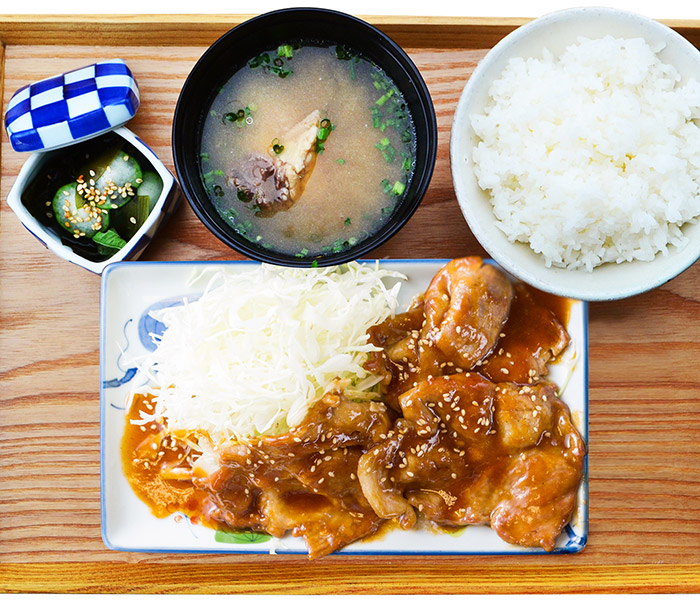 【富士桜ポーク】しょうが焼き定食